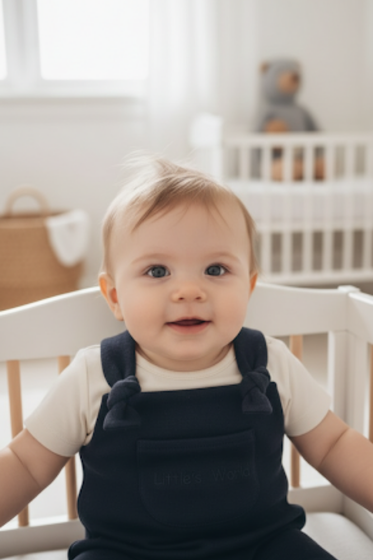 İlikli Bebek Salopet Siyah -  | Little's World