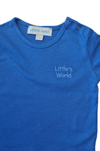 İkili Bebek Kirpi Tişört Takımı Mavi - Pamuklu 0-24 Ay | Little's World