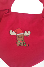 Premium Su Geçirmez Bandana Önlük | Cilt Dostu Penye & YKK Çıtçıt - Kırmızı