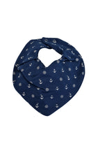 Premium Su Geçirmez Bandana Önlük | Cilt Dostu Penye & YKK Çıtçıt (Lacivert çapa)