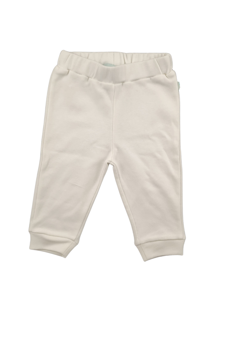 Pamuklu ekru bebek alt üst takım - alt görünümü