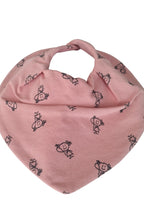 Premium Su Geçirmez Bandana Önlük | Cilt Dostu Penye & YKK Çıtçıt  (şeftali)