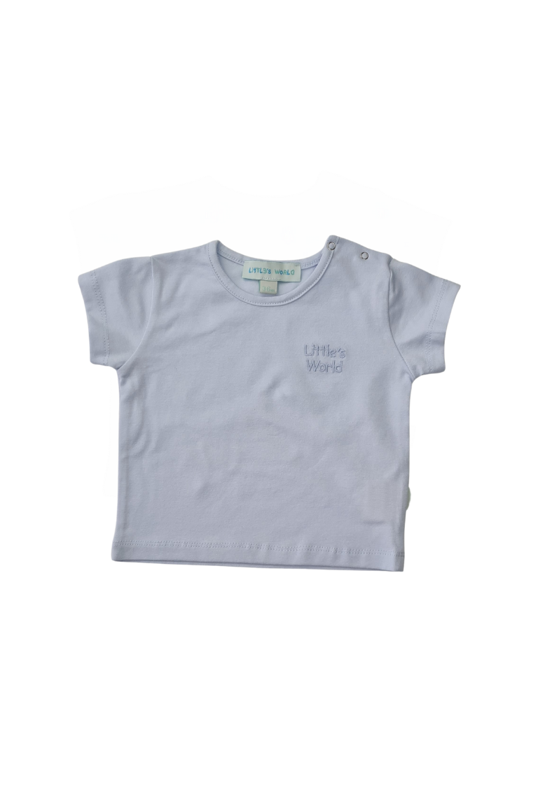 İkili Bebek Kirpi Tişört Takımı Lacivert - Pamuklu 0-24 Ay | Little's World