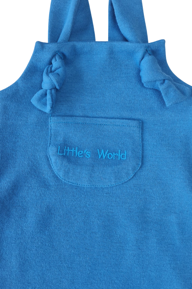 İlikli Bebek Salopet Mavi-  Little's World