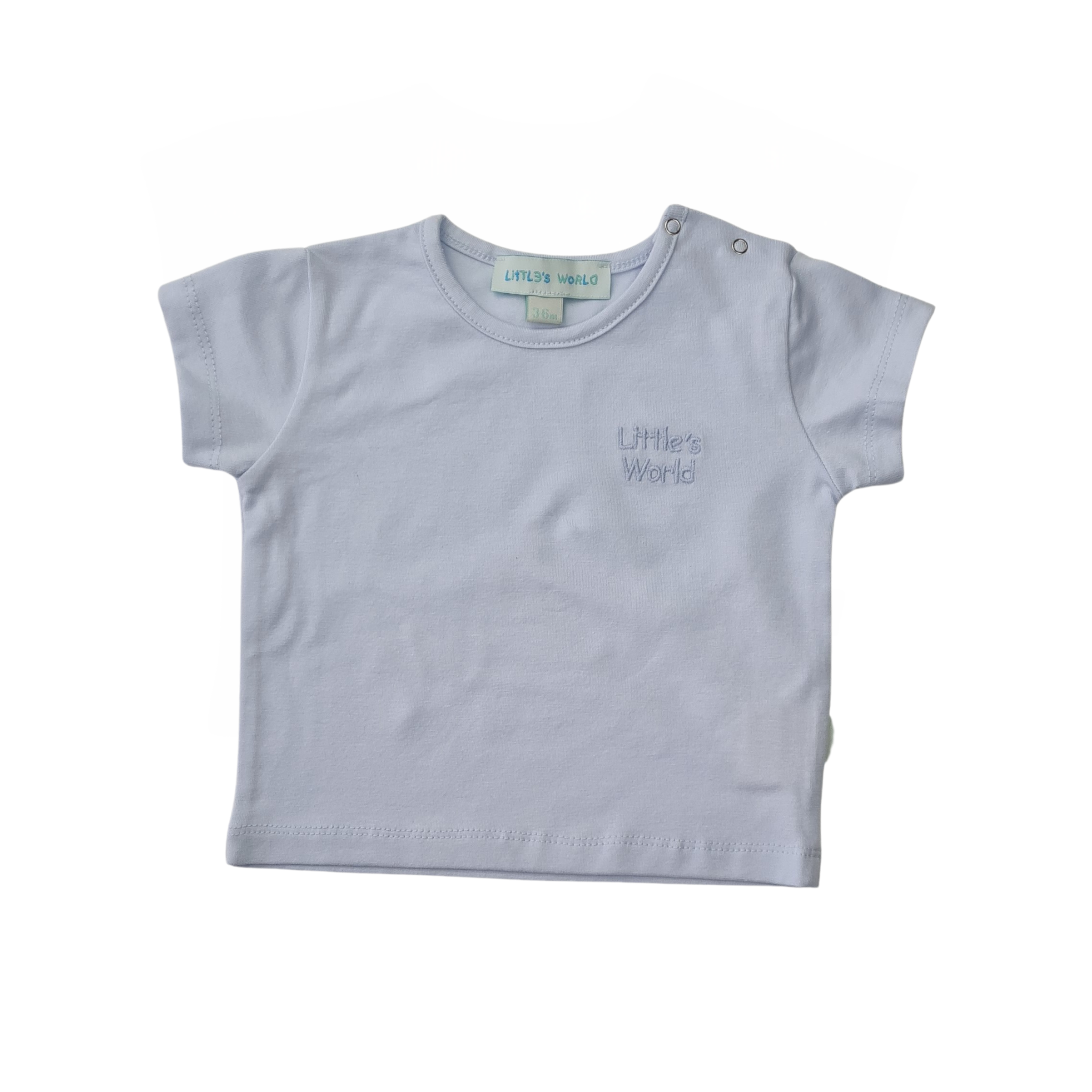 İkili Bebek Kirpi Tişört Takımı Lacivert - Pamuklu 0-24 Ay | Little's World