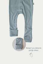 Patikli ve Eldivenli Tulum| Little's World Minik Kuzu Göl Mavisi