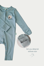 Patikli ve Eldivenli Tulum| Little's World Minik Kuzu Göl Mavisi