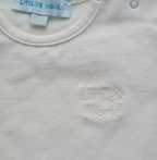 İkili Bebek Body Tişört Takımı Ekru - Pamuklu 0-24 Ay | Little's World