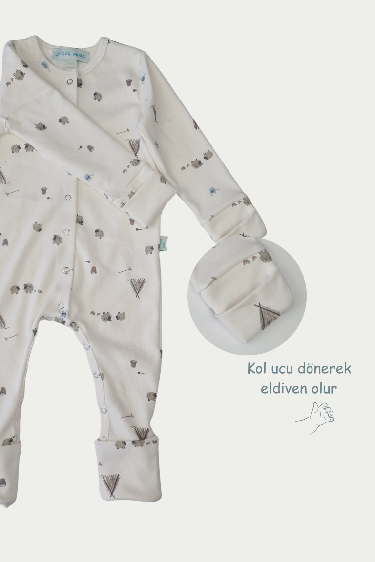 Patikli ve Eldivenli Tulum| Little's World Minik Kuzu