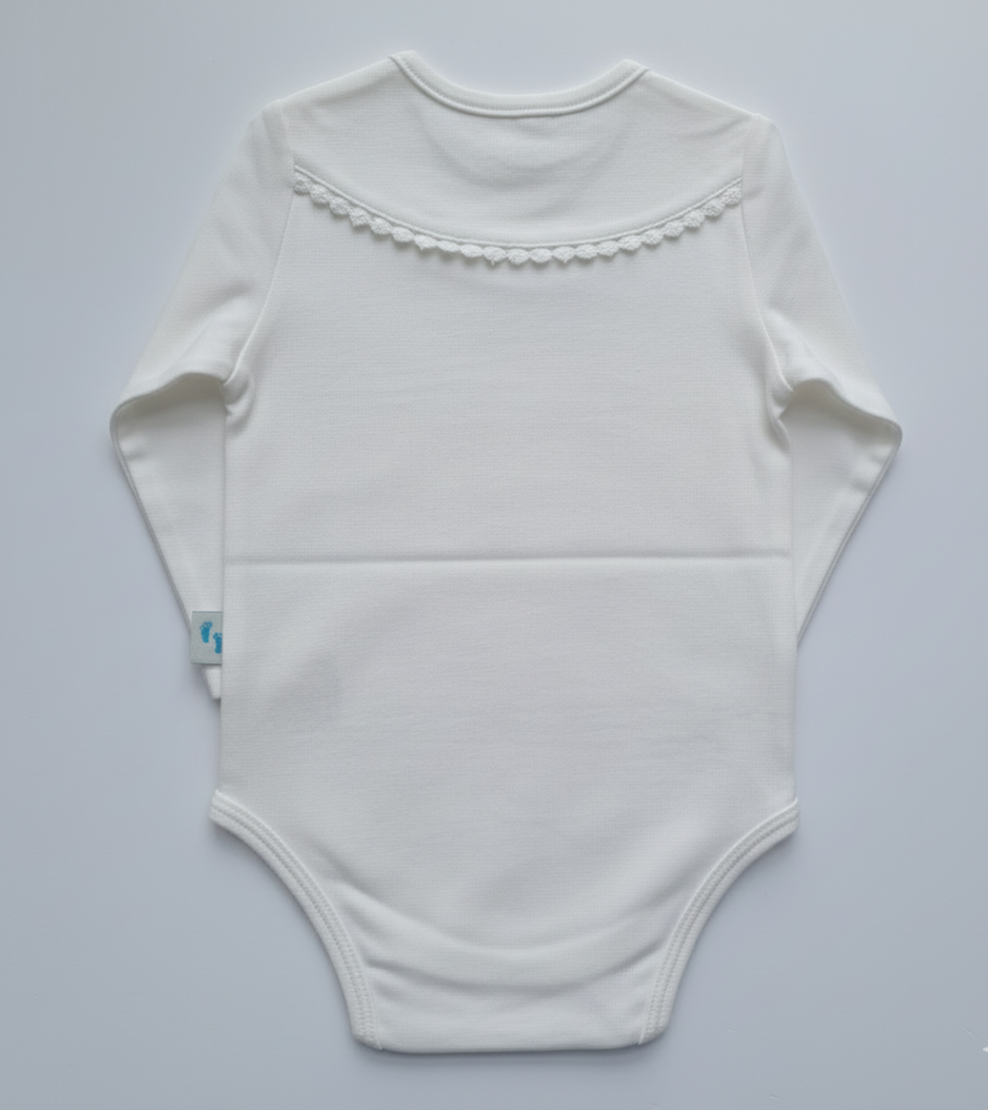 İkili Bebek Body Tişört Takımı Ekru - Pamuklu 0-24 Ay | Little's World