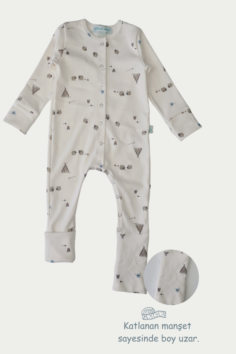 Patikli ve Eldivenli Tulum| Little's World Minik Kuzu