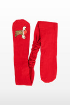 Anne–Kız Lastikli Bandana | Penye Kumaş Little's World Siyah