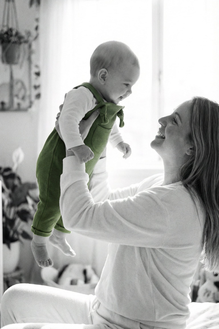 İlikli Bebek Salopet Çam Yeşili  | Little's World