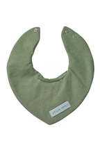 3'lü  Premium Su Geçirmez Bandana Önlük Set | Cilt Dostu Penye & YKK Çıtçıt Little's World Nakışlı Lacivert,Yeşil,Ekru