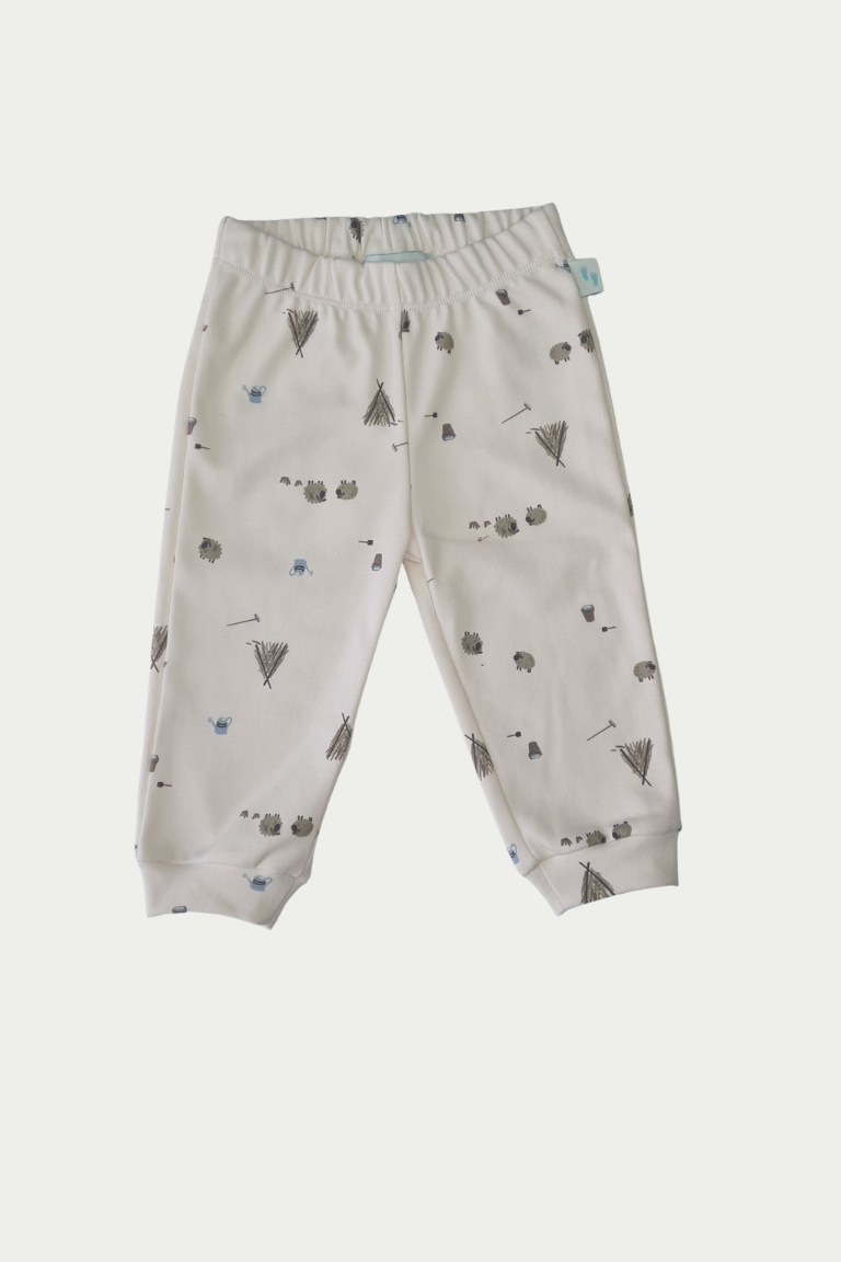 4 'li Pijama Takımı| Little's World Minik Kuzu ve Fildişi Latte