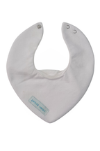 3'lü  Premium Su Geçirmez Bandana Önlük Set | Cilt Dostu Penye & YKK Çıtçıt Little's World Nakışlı Lacivert,Yeşil,Ekru