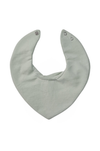 3'lü  Premium Su Geçirmez Bandana Önlük Set | Cilt Dostu Penye & YKK Çıtçıt Little's World Nakışlı Gey Melanje,Mint,Haki