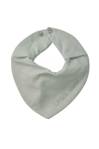 3'lü  Premium Su Geçirmez Bandana Önlük Set | Cilt Dostu Penye & YKK Çıtçıt Little's World Nakışlı Gey Melanje,Mint,Haki