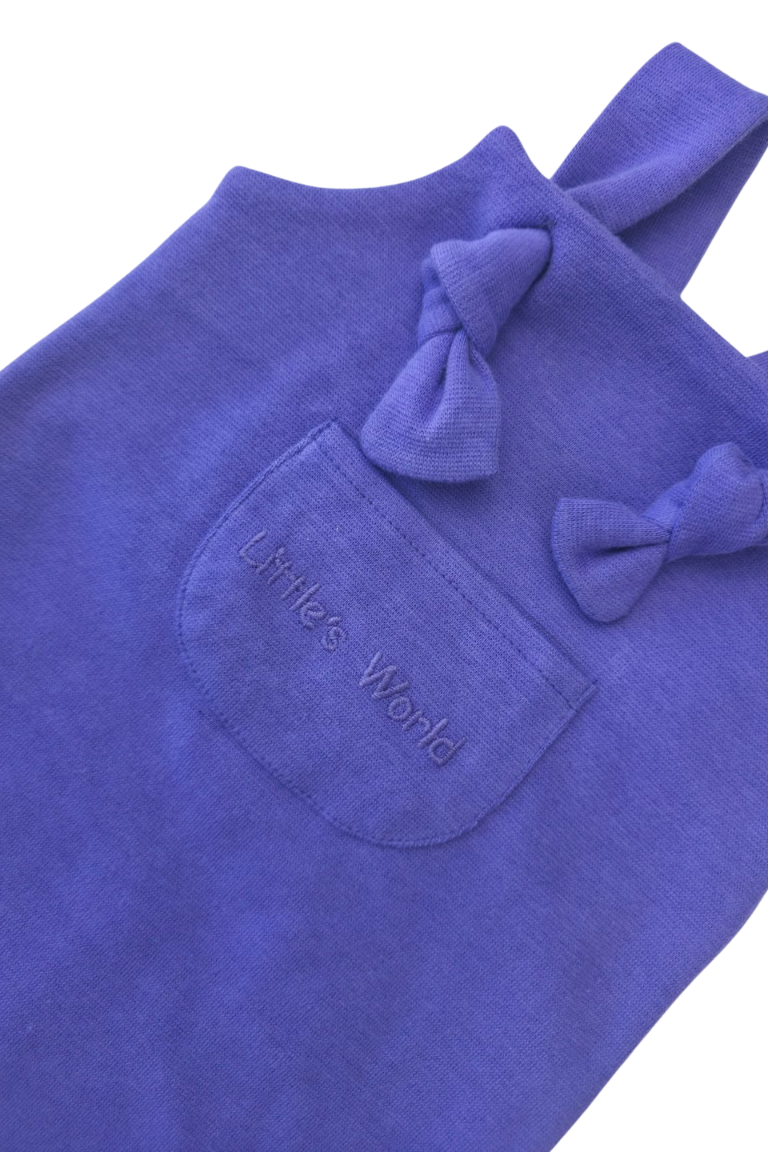 İlikli Bebek Salopet Mor  | Little's World