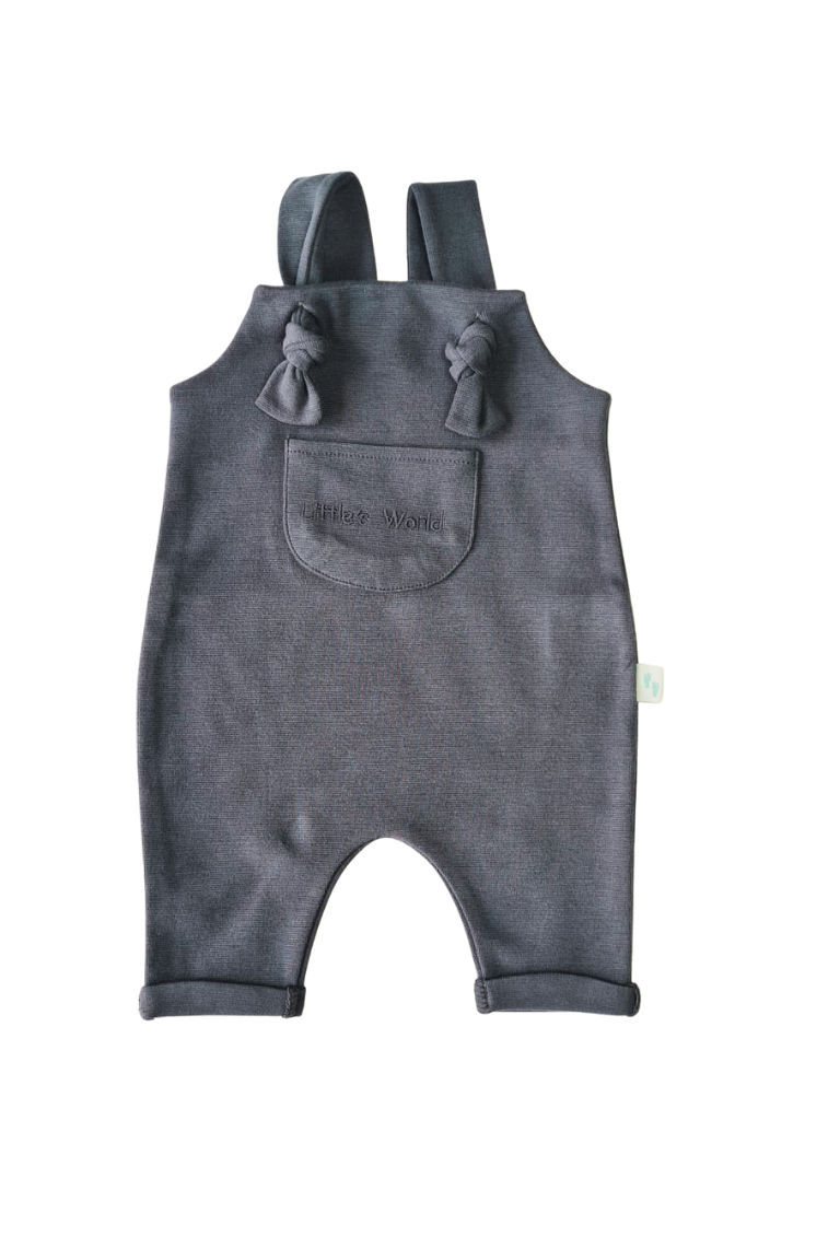 İlikli Bebek Salopet Antrasit  | Little's World