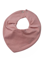 3'lü  Premium Su Geçirmez Bandana Önlük Set | Cilt Dostu Penye & YKK Çıtçıt Little's World Nakışlı Yellow,Dusty Pink,Bordo