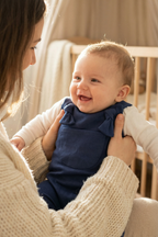 İlikli Bebek Salopet Blue Ribbon| Little's World