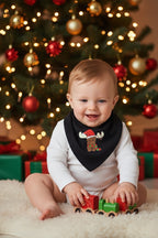 Premium Su Geçirmez Bandana Önlük | Cilt Dostu Penye & YKK Çıtçıt - Kırmızı