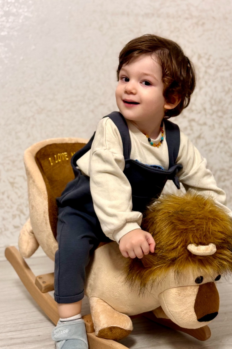 İlikli Bebek Salopet Antrasit  | Little's World