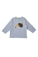 İkili Bebek Kirpi Tişört Takımı Mavi - Pamuklu 0-24 Ay | Little's World