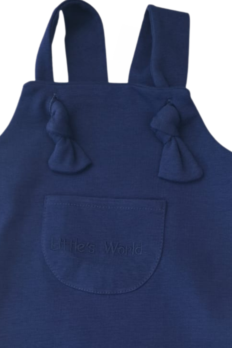 İlikli Bebek Salopet Blue Ribbon| Little's World