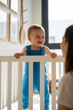 İlikli Bebek Salopet Mavi-  Little's World