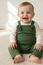 İlikli Bebek Salopet Çam Yeşili  | Little's World