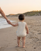 Askılı Yazlık Bebek Tulum Silver Birch Minik Kuzu Baskılı