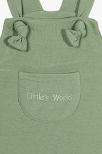 İlikli Bebek Salopet Mint Yeşil  | Little's World