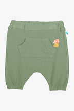 Baykuş desenli mint bebek kıyafeti - alt görünüm