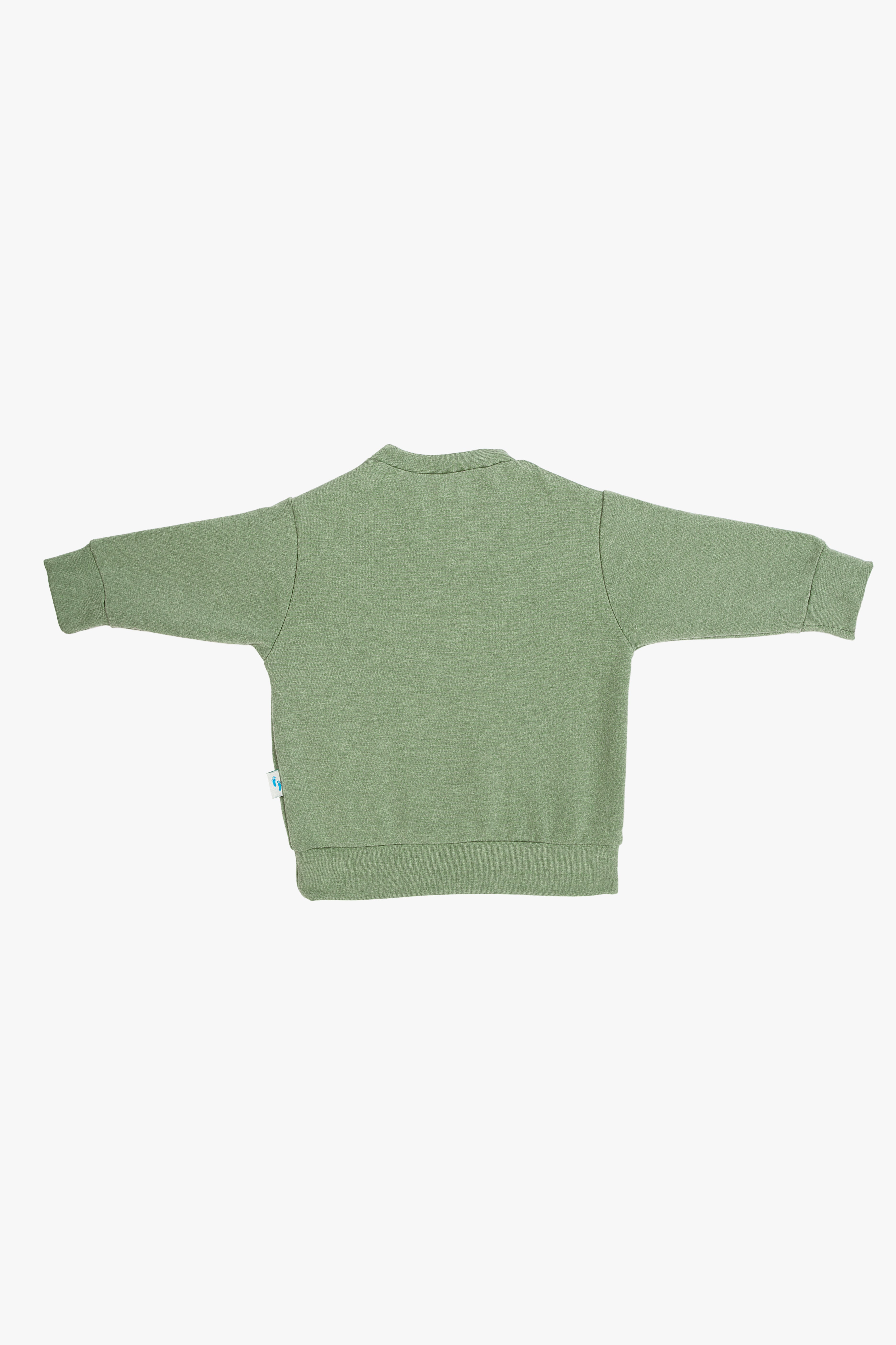 İçi şardonlu mint bebek eşofman - arka görünüm