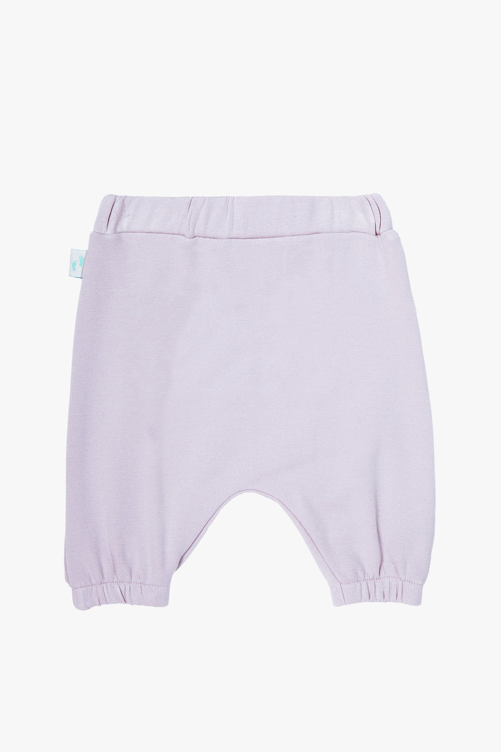 İçi şardonlu lavanta bebek eşofman - arka görünüm