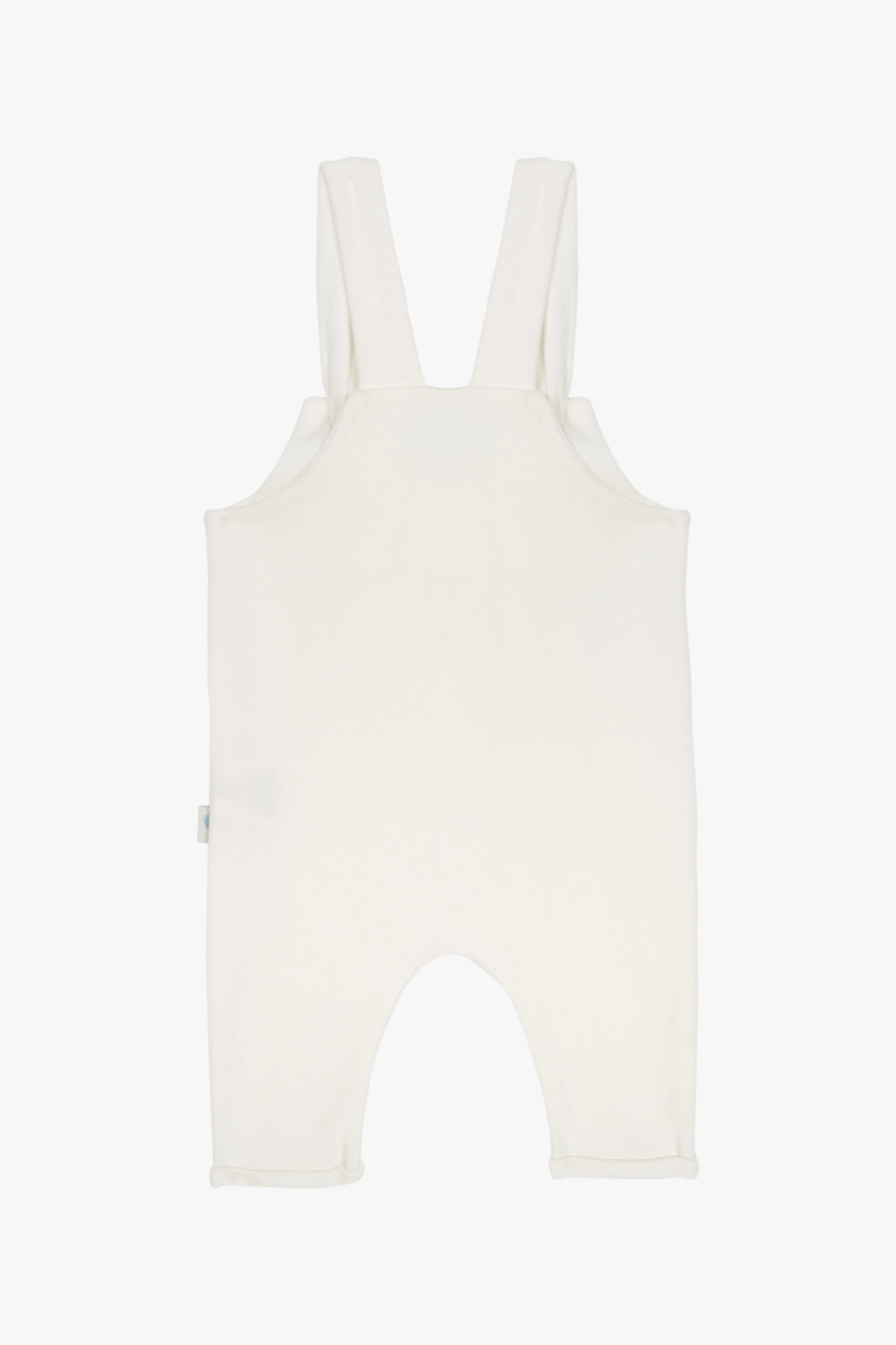 İlikli Bebek Salopet Krem - Pamuklu Tulum 0-24 Ay | Little's World