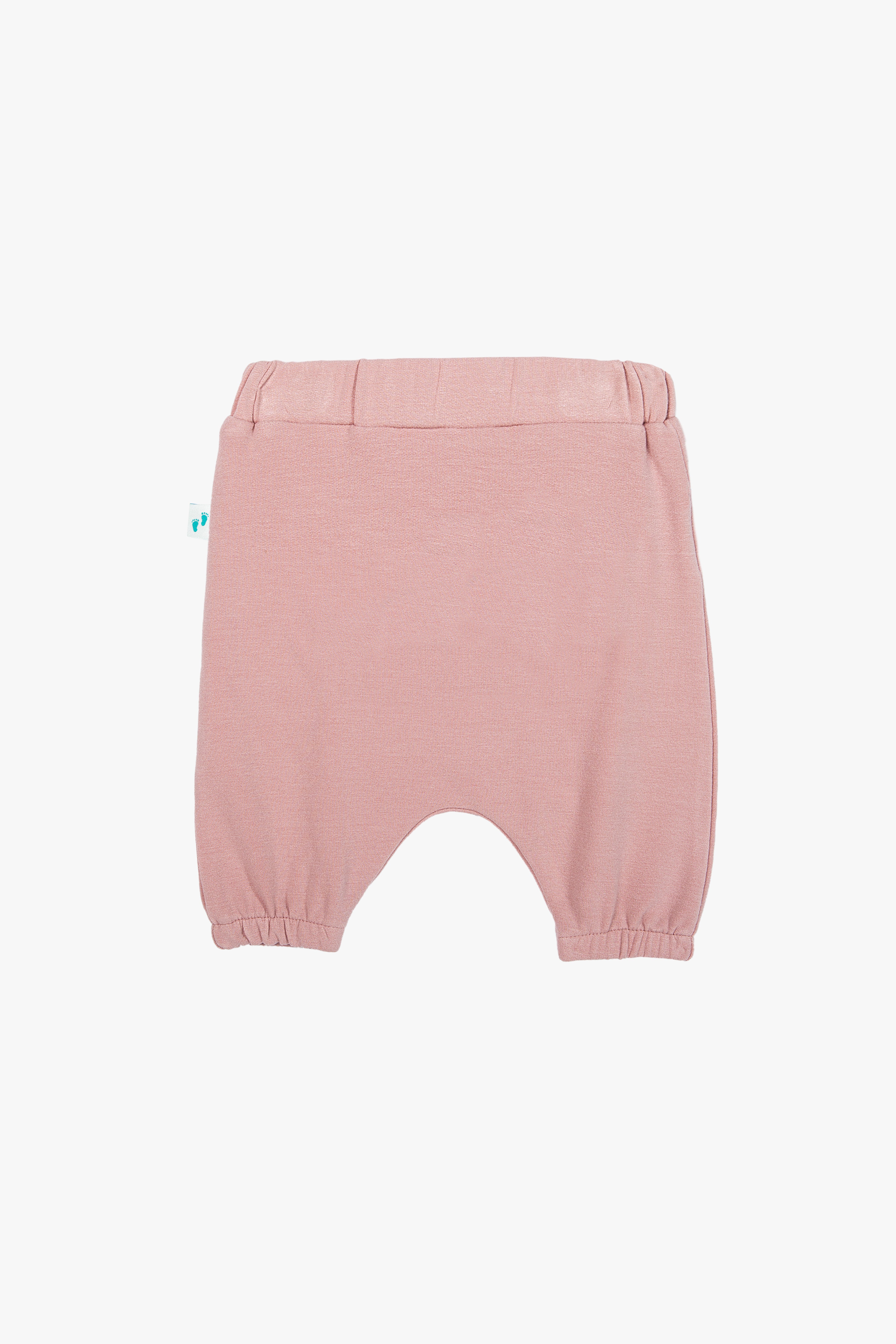 İçi şardonlu pudra bebek eşofman - arka görünüm