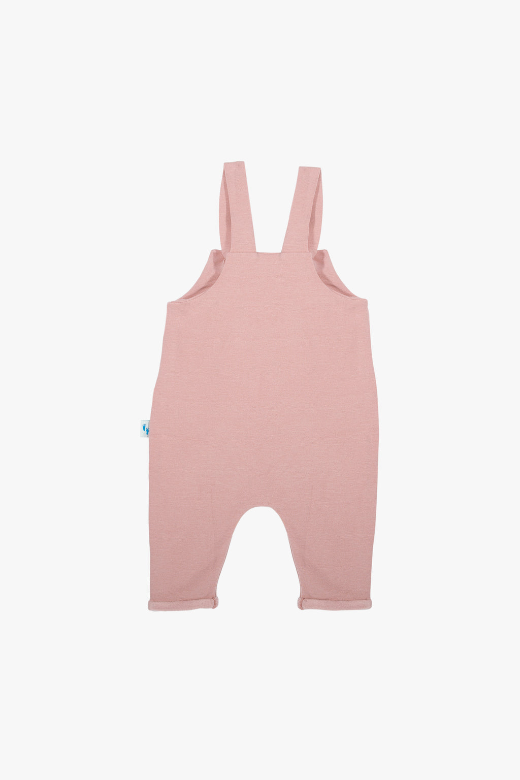 İlikli Bebek Salopet Pudra - Pamuklu Tulum 0-24 Ay | Little's World