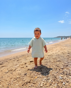 Organik Pamuk Müslin Bebek Panço Green Lily