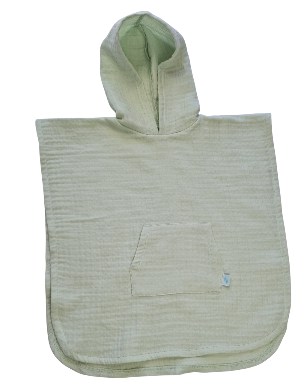 Organik Pamuk Müslin Bebek Panço Green Lily