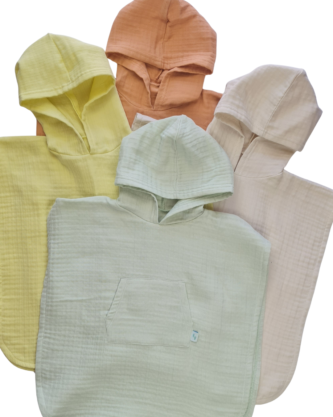 Organik Pamuk Müslin Bebek Panço Green Lily