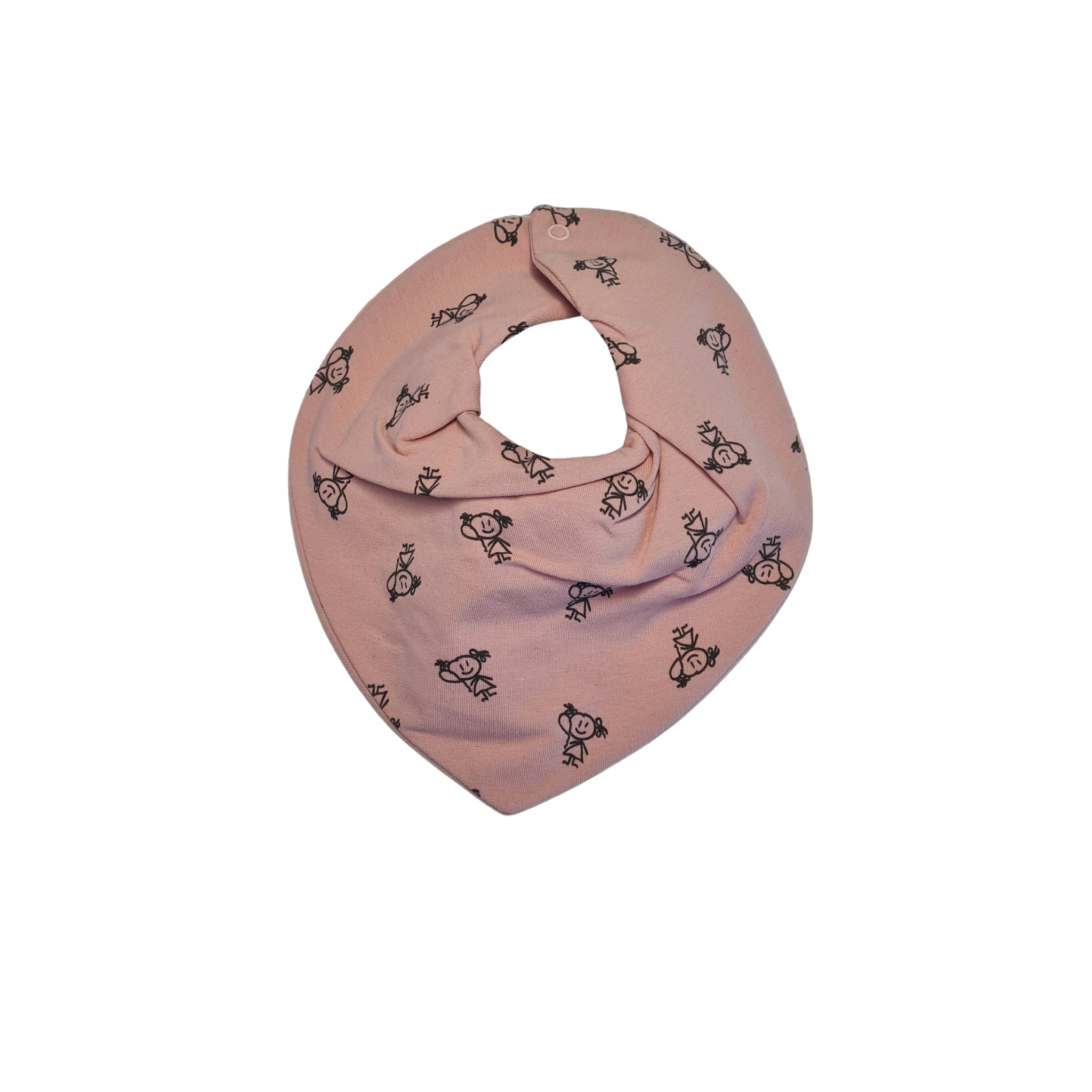 Sıvı Geçirmez Bebek Önlük Pembe Çocuk Baskı
