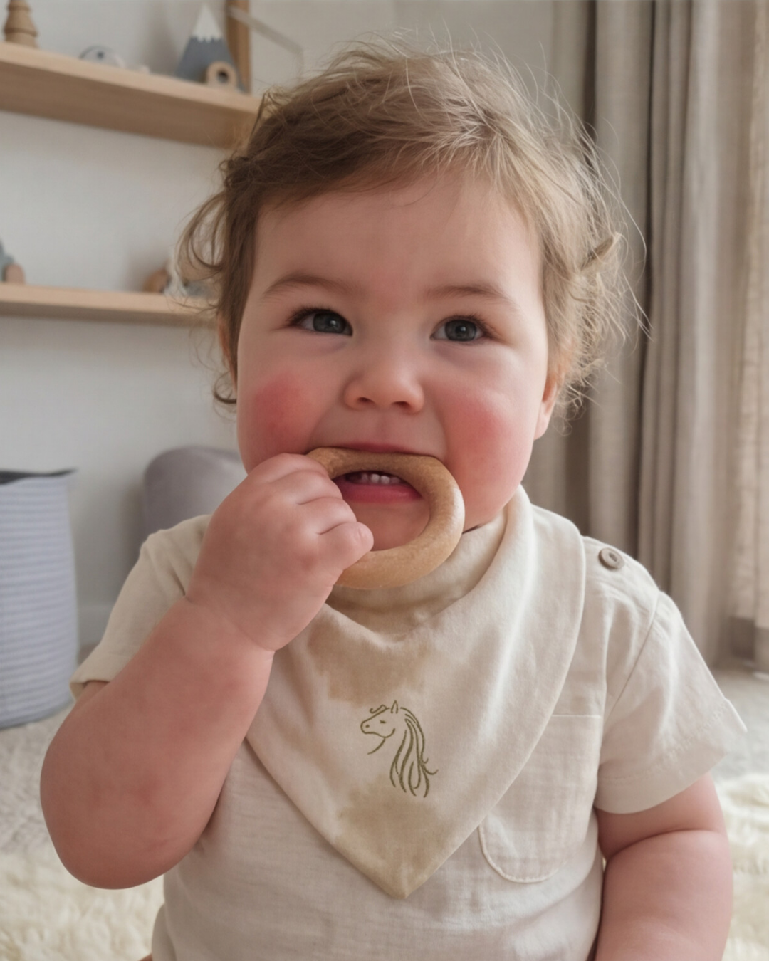Sıvı Geçirmez Bebek Önlük Simya Silver Birch