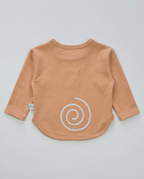 Bebek Sweathirt Toast Spiral Desen - Simya