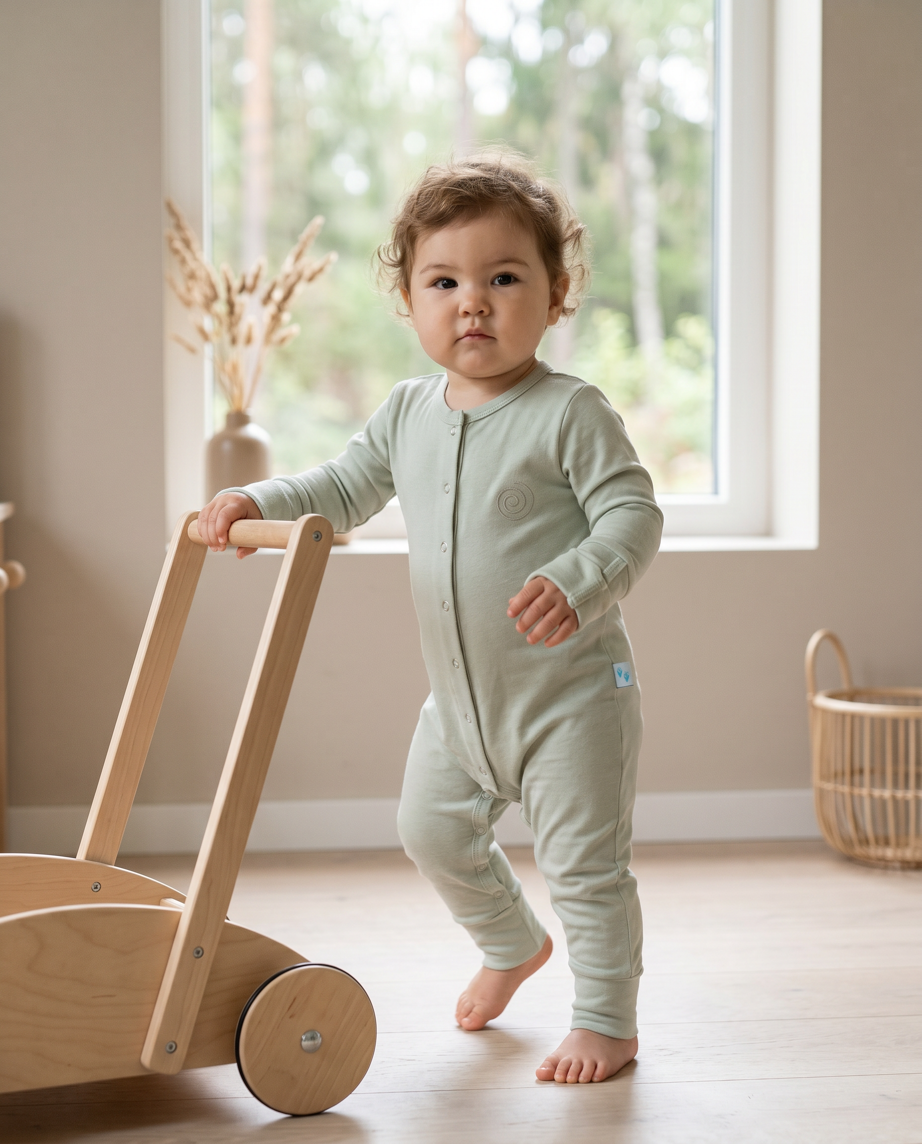 Kendinden Eldivenli Patikli Boyu Uzayan Tulum Green Lily Simya Spiral