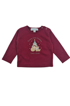 Yılbaşı kırmızı bebek kıyafeti - üst görünüm